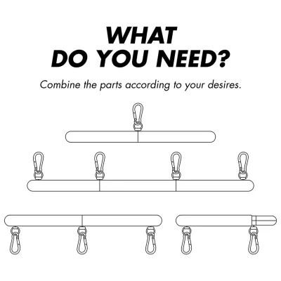 Adjustable divider bar, 4 pieces – Fetish Submissive
