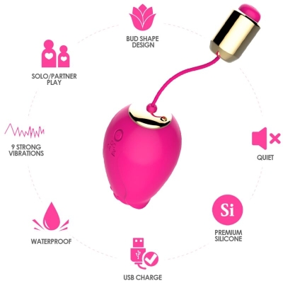 Mandala Eivibrator G-Spot Fernbedienung Fuchsia  –  Armony