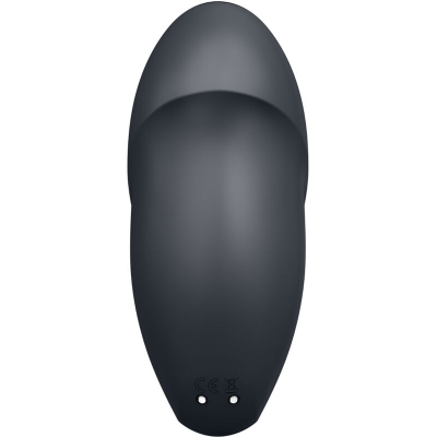 Tap & Climax 1 Auflegvibrator Schwarz | Satisfyer