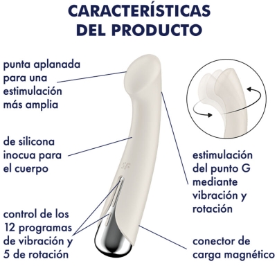 Spinning G-Spot 1 G-Punkt Vibrator Beige | Satisfyer