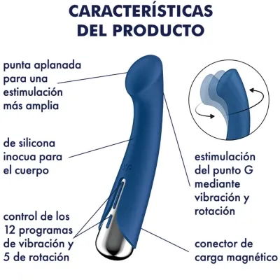 Spinning G-Spot 1 G-Spot Vibrator Blue | Satisfyer