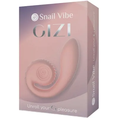 Gizi Dual Stimulator Rosa | Snail Vibe