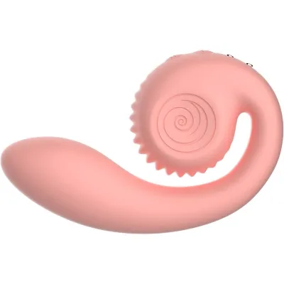 Gizi Dual Stimulator Rosa | Snail Vibe