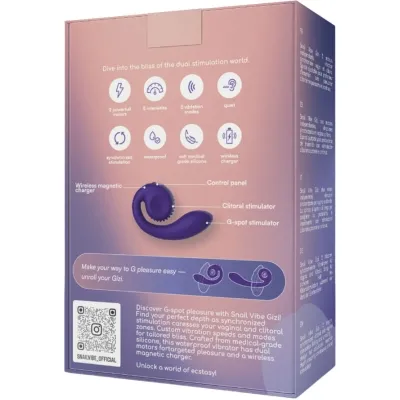 Gizi Dual Stimulator Lila | Snail Vibe