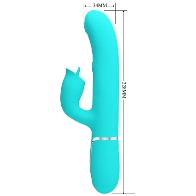 Kaninchenvibrator Aquagrün | Pretty Love