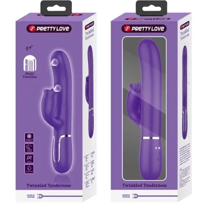 Kaninchenvibrator Lila | Pretty Love