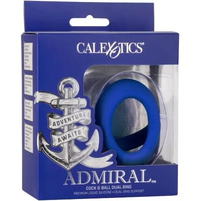 Cock Ball Dual Ring Blau – Admiral