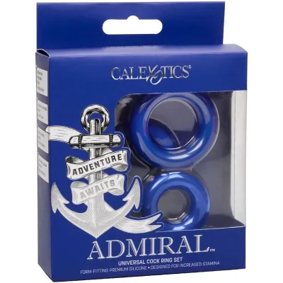 Cock Ring Set Blau – Admiral