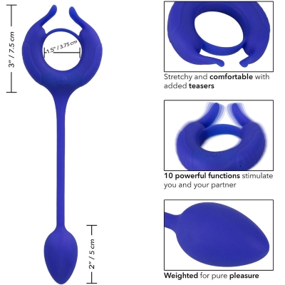 Bewichterter Cockring Blau | Admiral