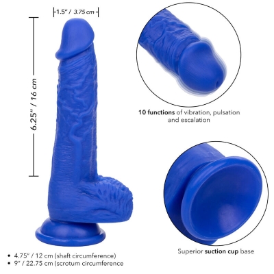 Sailor Realistischer Dildovibrator Blau | Admiral