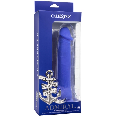 Kapitn Realistischer Dildovibrator Blau | Admiral