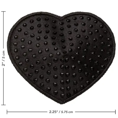 Heart-shaped jeweled nipple protectors – Radiance
