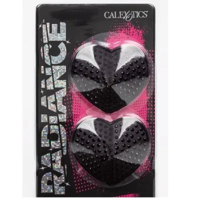 Heart-shaped jeweled nipple protectors – Radiance