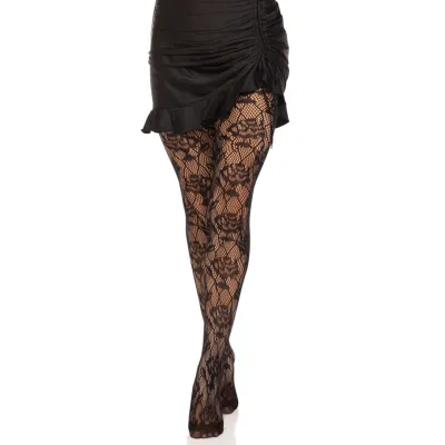 Wild Rose Netzstrumpfhose – Leg Avenue