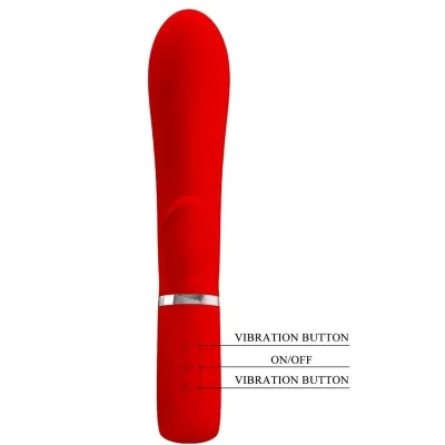 Thomas Multifunctional G-Spot Vibrator Red | Pretty Love