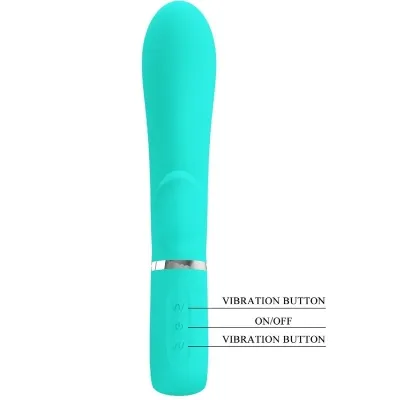 Thomas Multifunctional G-Spot Vibrator Aqua Green | Pretty Love