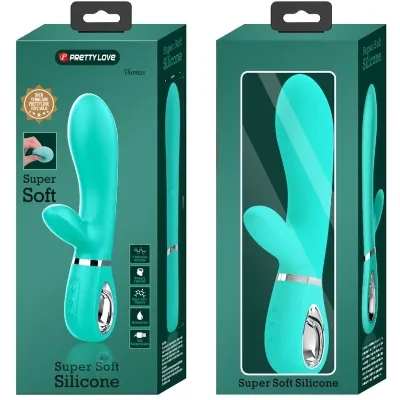 Thomas Multifunctional G-Spot Vibrator Aqua Green | Pretty Love