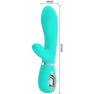 Thomas Multifunctional G-Spot Vibrator Aqua Green | Pretty Love