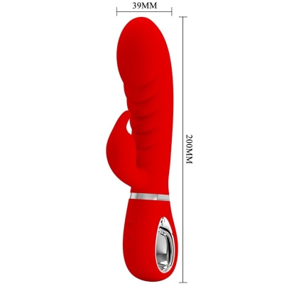 Prescott Multifunktions G-Spot Vibrator Rot | Pretty Love