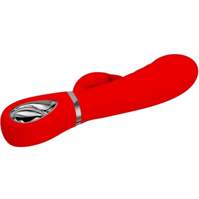 Prescott Multifunktions G-Spot Vibrator Rot | Pretty Love