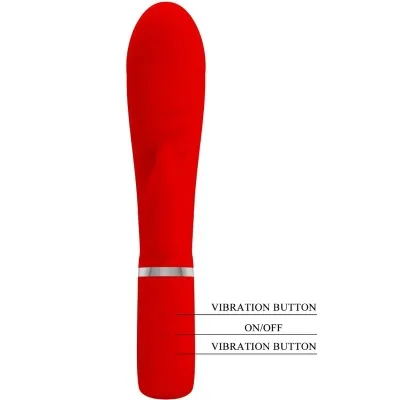 Prescott Multifunctional G-Spot Vibrator Red | Pretty Love