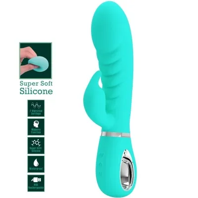 Prescott Multifunctional G-Spot Vibrator Aqua Green | Pretty Love
