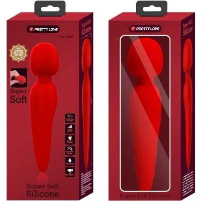 Meredith Massager 12 Vibration Modes Red – Pretty Love