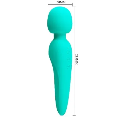 Meredith Massager 12 Vibration Modes Aqua Green – Pretty Love