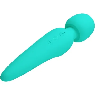 Meredith Massager 12 Vibration Modes Aqua Green – Pretty Love