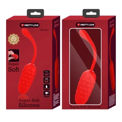 Vibrating Egg with Red Sea Texture – Pretty Love