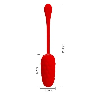 Vibrating Egg with Red Sea Texture – Pretty Love