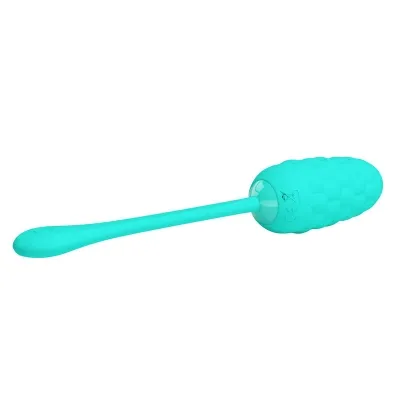 Vibrating Egg with Sea Texture in Aqua Green – Pretty Love