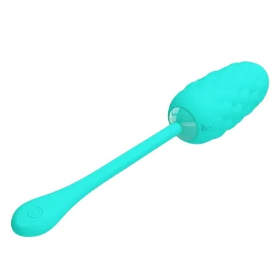 Vibrating Egg with Sea Texture in Aqua Green – Pretty Love