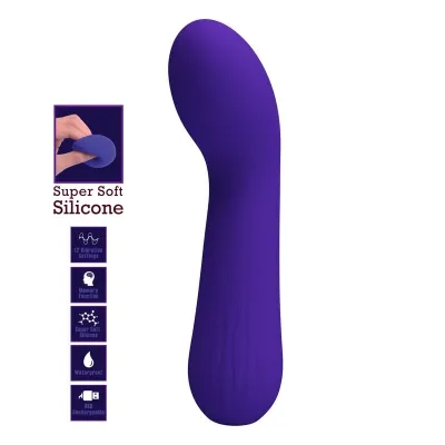 Faun Rechargeable Vibrator Purple | Pretty Love