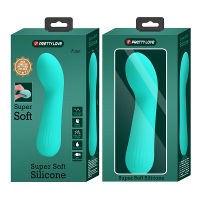 Faun Wiederaufladbarer Vibrator Aquagrün | Pretty Love