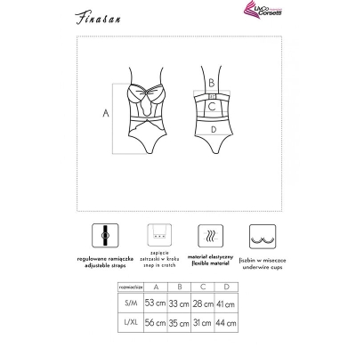 Finasan Lc 90632 Body Schwarz | Livco Corsetti Fashion