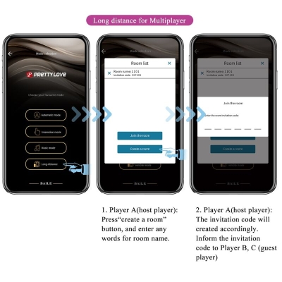 Jayleen Vibrator Mit App Fernbedienung Lila | Pretty Love