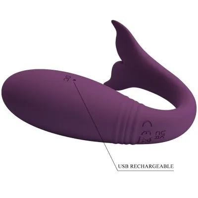 Jayleen Vibrator with App Remote Control Purple – Pretty Love