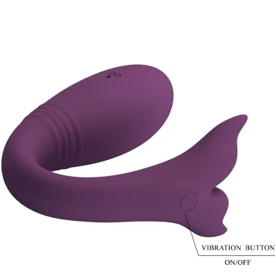 Jayleen Vibrator with App Remote Control Purple – Pretty Love