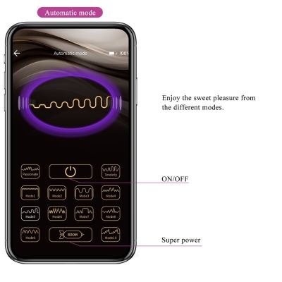 Jayleen Vibrator Mit App Fernbedienung Lila | Pretty Love