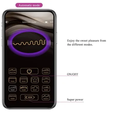 Jayleen Vibrator with App Remote Control Purple – Pretty Love