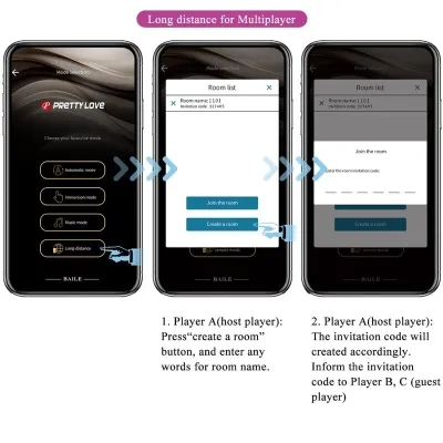 Catalina Vibrator App Fernbedienung Lila – Pretty Love