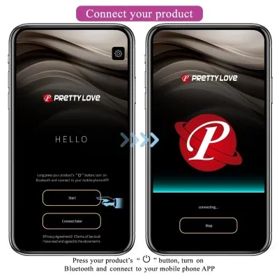 Catalina Vibrator App Fernbedienung Lila – Pretty Love