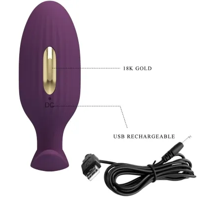 Jefferson App Controlled Anal Plug Purple – Pretty Love