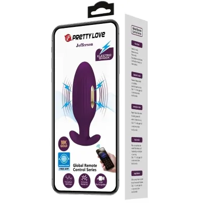 Jefferson App Controlled Anal Plug Purple – Pretty Love