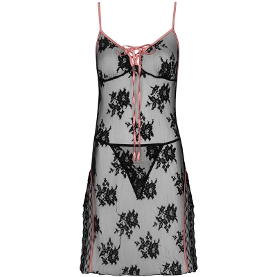 Karonin Lc 90628 Hemd + Hose Schwarz L/XL | Livco Corsetti Fashion