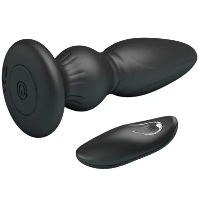 Anal Plug with Remote Control Black – Mr Play