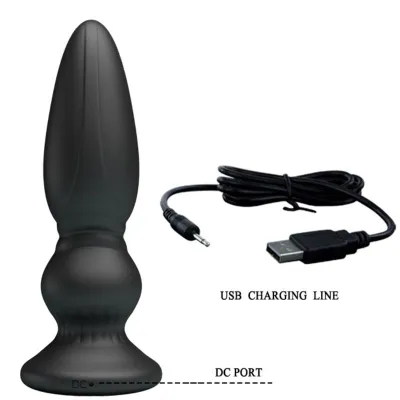 Anal Plug with Remote Control Black – Mr Play