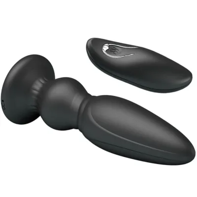 Anal Plug with Remote Control Black – Mr Play