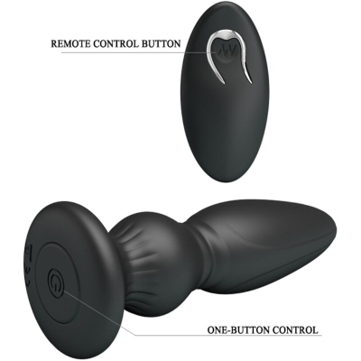 Analstecker Mit Fernbedienung Schwarz | Mr Play